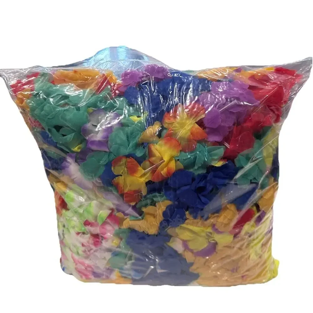 170Pcs Hawaiian Leis for Luau Party Bulk, Luau Leis Lays Necklace Hawaiian Party